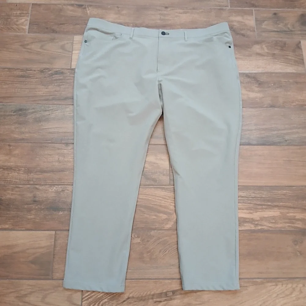 Public Rec Pants Mens 44x27 (FITS) Grey Golf Performance Tech Stretch Hybrid